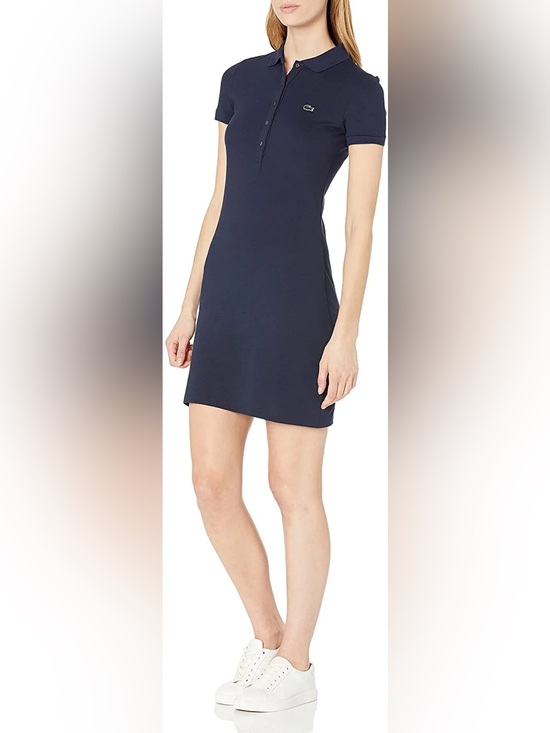 Lacoste Dresses & Skirts - Lacoste navy polo mini dress size lactose 46 or xl